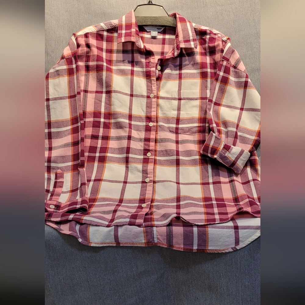 Women's Old Navy Boyfriend Shirt